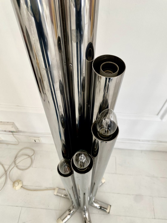 Image 1 of Lampadaire Luci tubulaire en métal P448 