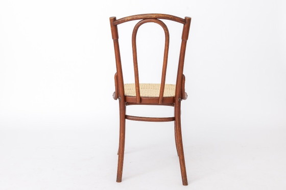 Antiker Bugholzstuhl im Stil von Thonet Nr. 56 | Österreichischer Rattanstuhl | 1930er Jahre (photo 7 of 13)
