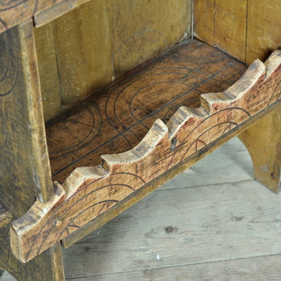 Image 1 of Beech Wabi Sabi cabinet, circa 1850