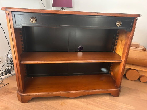 Roche Bobois Les Provinciales Solid Wood Media Console & Bookcase – dressoirs (photo 2 of 5)