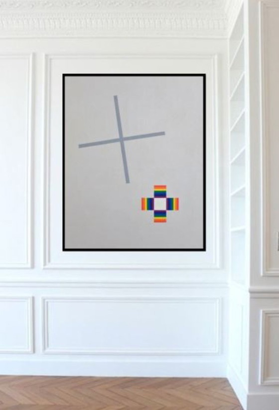 Image 1 of Jean Leppien, oil on canvas, 1976