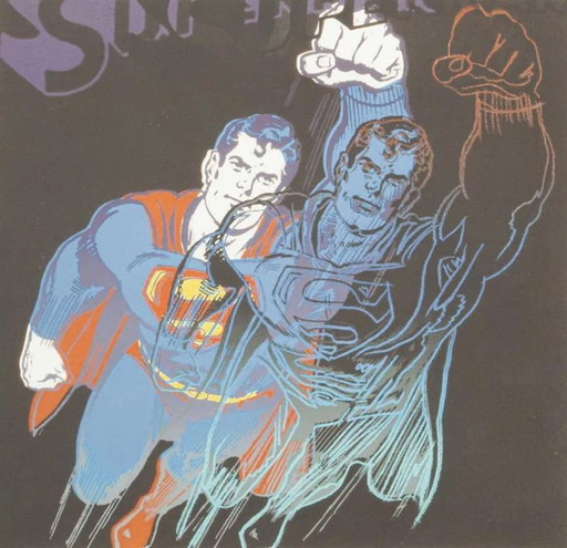 After Andy Warhol, Superman, 1980s, Lithograph – lithos zeefdrukken, Paper (photo 2 of 5)