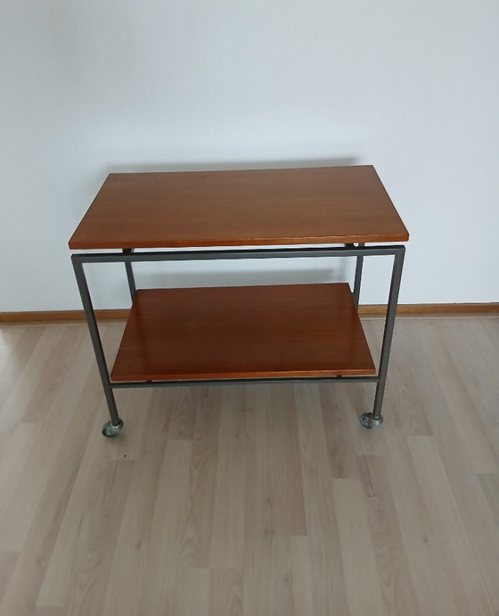 Image 1 of Trolley – Bijzettafel – Stiemsma - Vintage - Teak