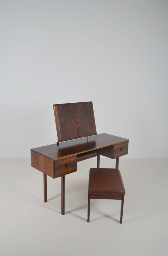 Image 1 of Danish dressing table in rosewood by Kai Kristiansen for Aksel Kjersgaard