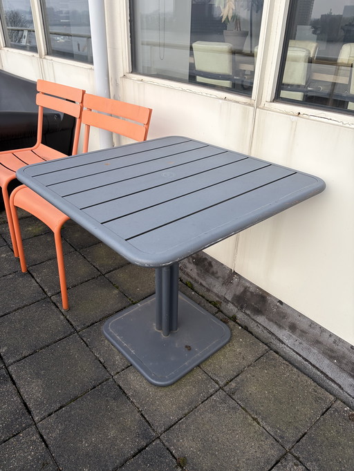 2x tavolo Fermob Luxembourg 80x80 grigio