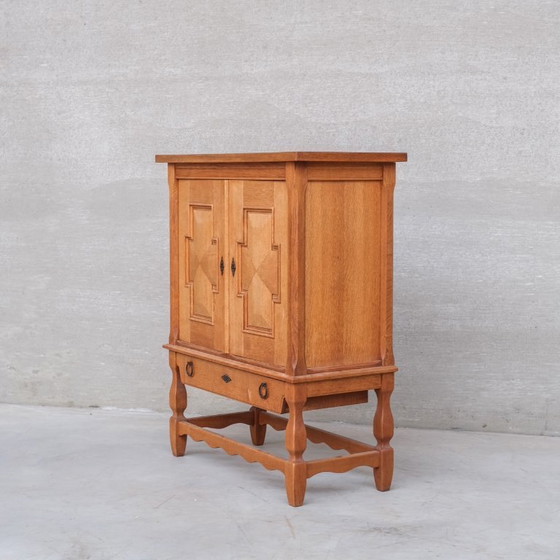 Image 1 of Mueble auxiliar o bar danés de roble de mediados de siglo attr. a Henning Kjaernulf