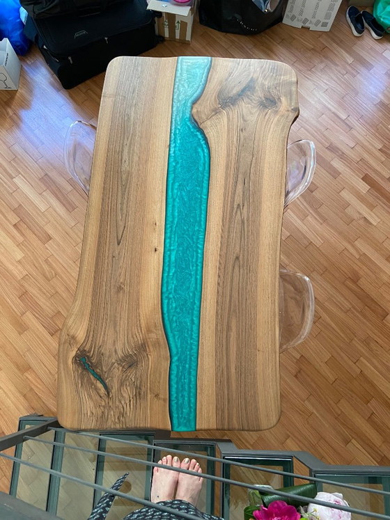 Tavolo In Noce E Resina Monozero – Tavoli da pranzo, Wood (photo 6 of 9)