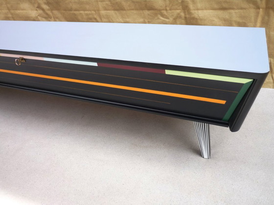 Vintage Low Sideboard 220cm – Wood (photo 9 of 9)