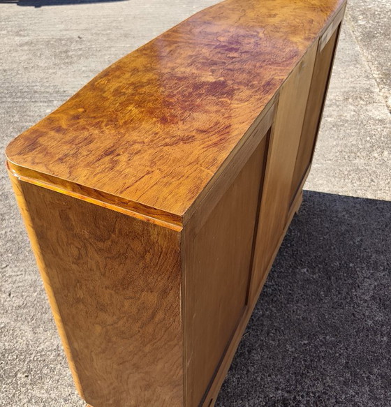 Credenza Art Déco – Credenza in Noce Burl con Vetrina in Vetro - Anni '30 – Credenze (photo 8 of 28)