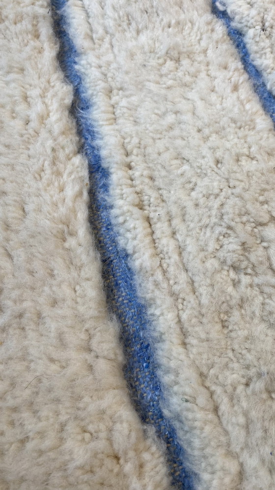 Image 1 of Luxuriöser handgeknüpfter Berberteppich – Atlaswolle – 250 x 150 cm – Moderner Boho-Stil