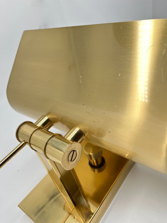 Vintage Postmodern Wall Light 1980s – Gold – Dimmable – 180° Rotatable – Metal (photo 17 of 22)