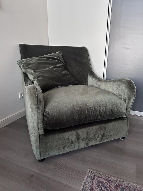 Divano Gommaire Bernard con Cuscino – Loveseat, Textile, Velvet (photo 3 of 6)
