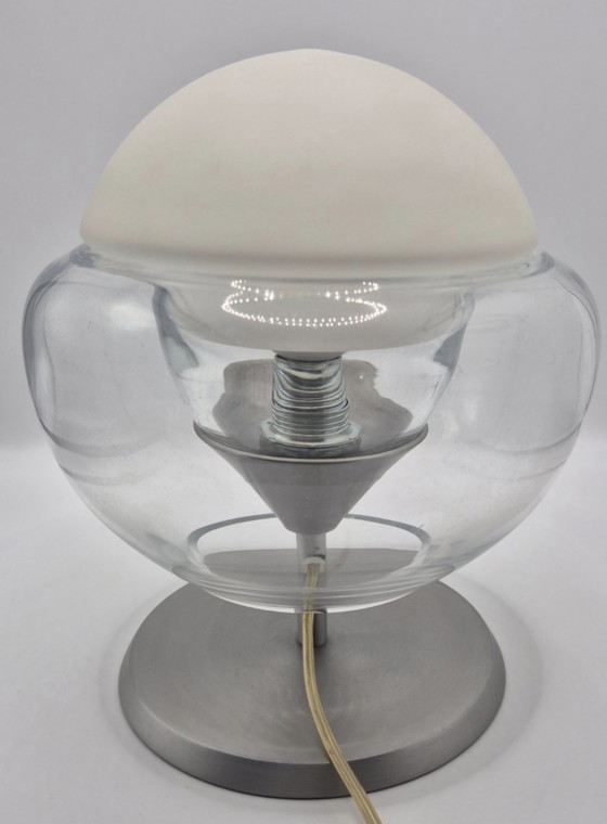 Space Age Sideboard Lamp – Modiss, Table lamps, Metal, Glass (photo 2 of 15)