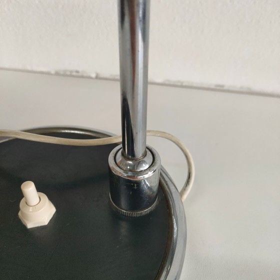 Image 1 of Lampada da tavolo vintage 60 ies Stilux Milano (nero e rosso)