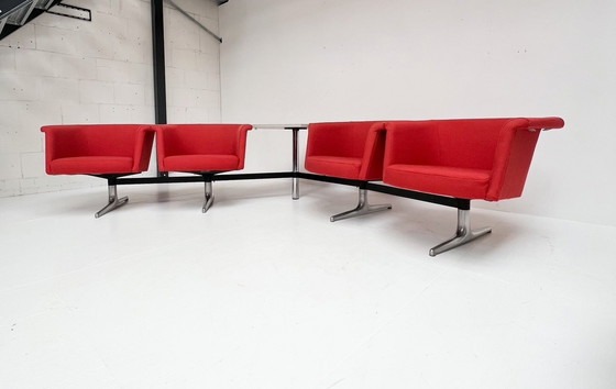 Image 1 of Nine-piece Modular Waiting Room Set by Artifort, 1980s