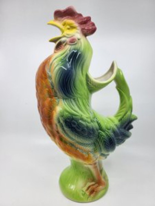 Pichet Coq de Saint Clément France Art Nouveau