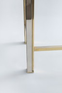 Midcentury console tafel Belgochrome stijl Romeo Ragga/ Willy Rizzo 1970