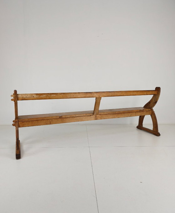 Bancs d'école victoriens en pin pitchpin – Vers 1900, Angleterre – Wood (photo 3 of 12)