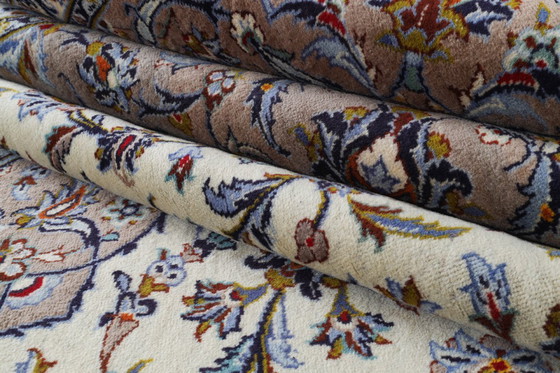 Image 1 of Tappeto persiano Kashan firmato 4,05 x 2,88 Tappeto orientale pregiato n. 24642