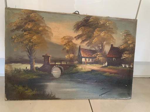 L'histoire d'Olieverf schilderij