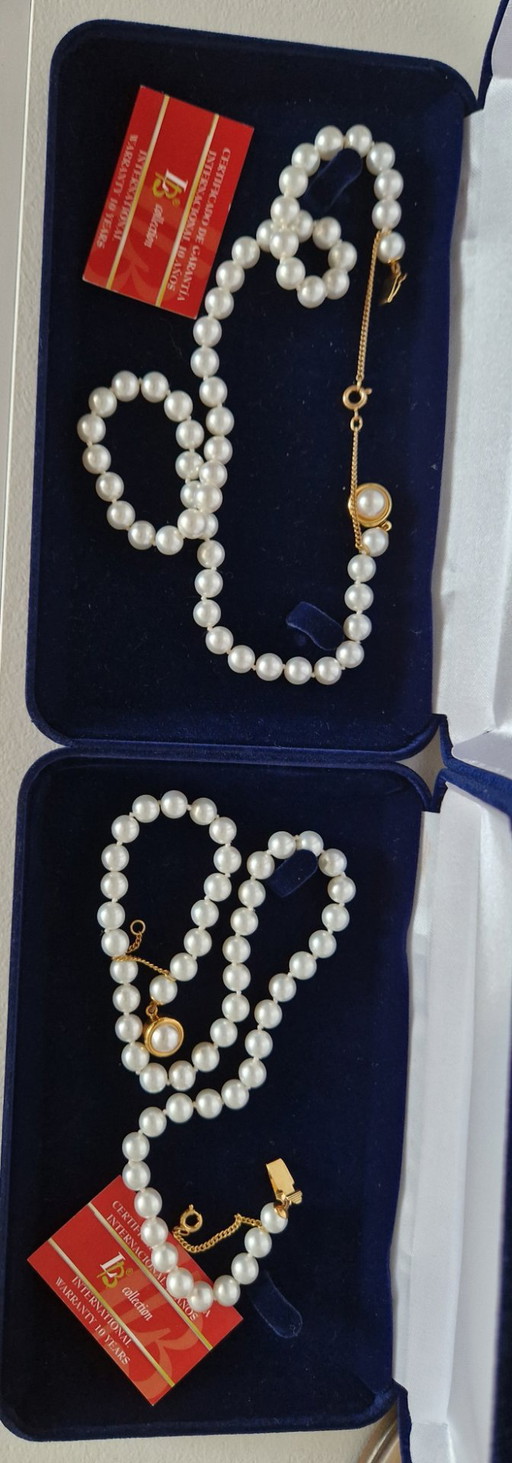 Collana di perle con chiusura