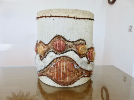 Pierced Ceramic Lamp with Double Lighting, Monogrammed and Dated, France – Table lamps (photo 16 of 22)