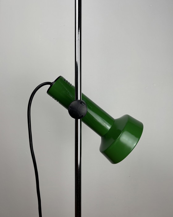 Image 1 of Vintage Floor Lamp by Goffredo Reggiani Italy Space Age 1970s, Adjustable Lamp, Mid Century Modern, 70s Industrial, Spot light
