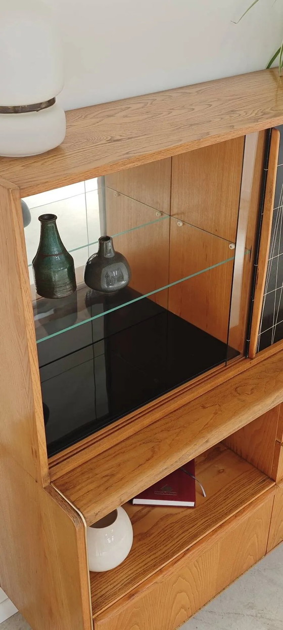 High buffet / Sideboard U 372 / 386 by B Landsman and H Nepozytek 60 – Jitona, Display cabinets, Wood, Glass (photo 21 of 40)