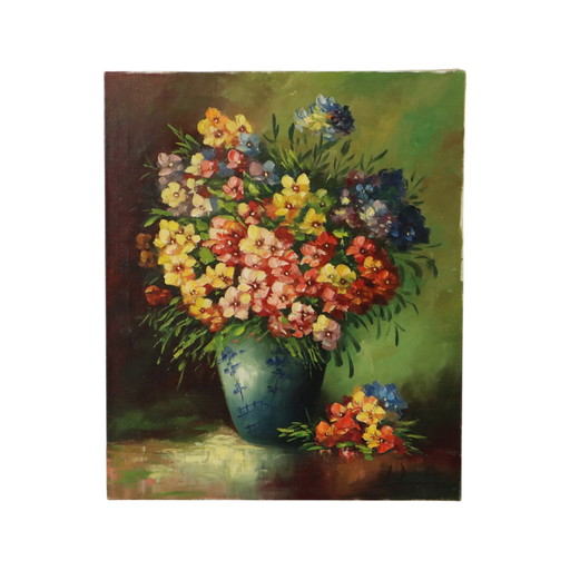 Nature morte aux fleurs colorées