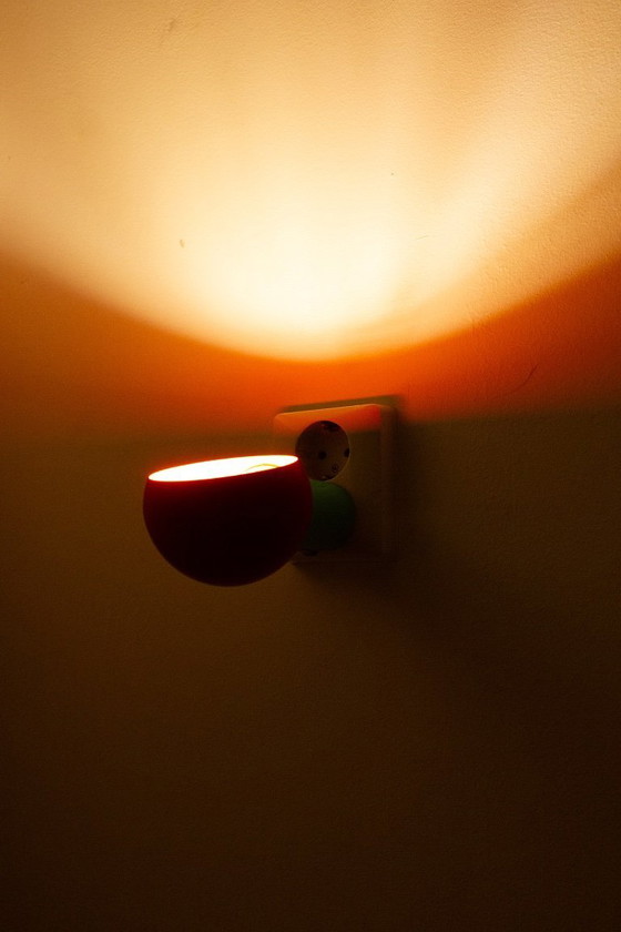 Image 1 of 70’s colorful Memphis Bendt Hansen x WLP socket lamp