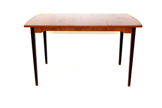 Teak Eettafel, Zweden, jaren 60, Scandinavian (foto 2 van 4)