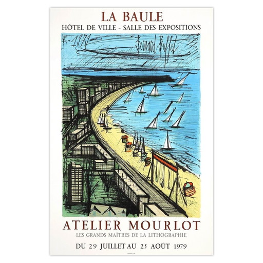Bernard Buffet Poster Expo 79 - Atelier Mourlot La Baule – Paper