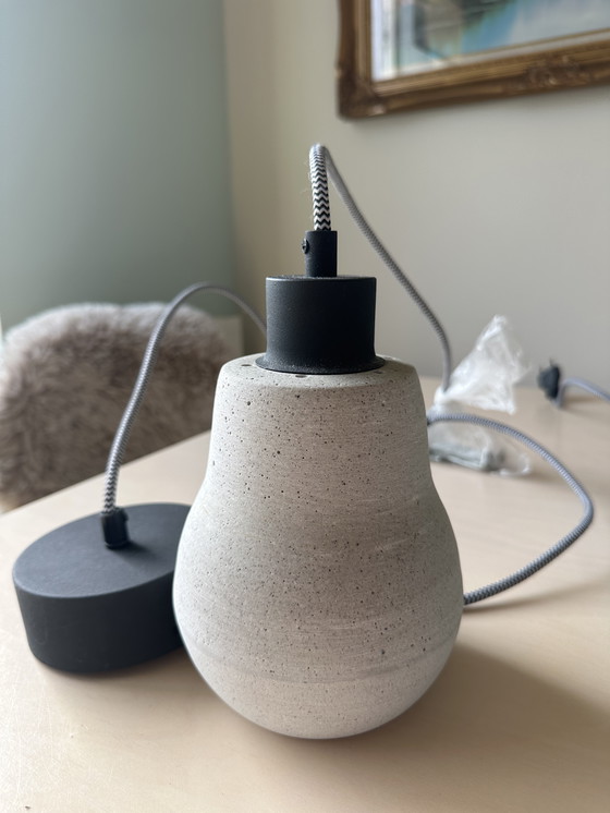 Image 1 of 2x concrete look pendant lamp It's about RoMi