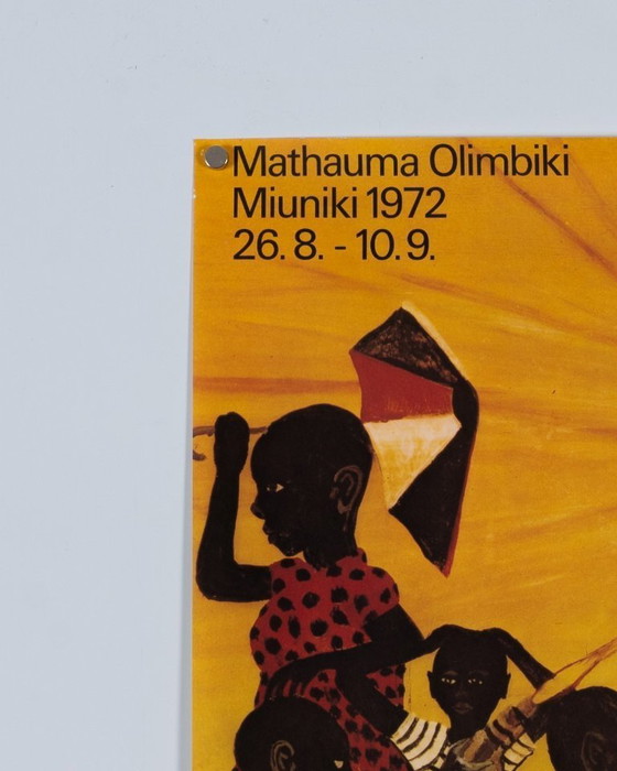 Image 1 of München 1972 – 1972 – Originele vintage Olympische poster van Ancent Soi – Mid-Century Modern – 84,1 x 59,4 cm A1