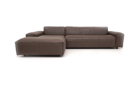 Image 1 of Rolf Benz Mio Garnitur Couch Sofa Eckcouch Ecksofa Leder braun