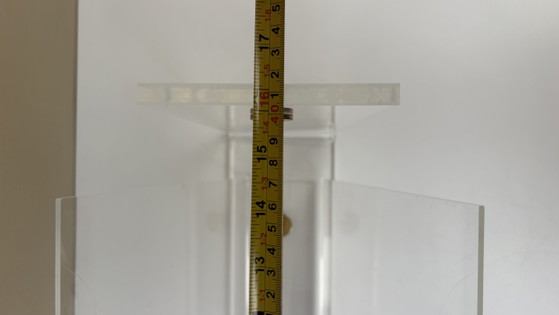 Image 1 of Portariviste vintage in plexiglass acrilico David Lange Roche Bobois