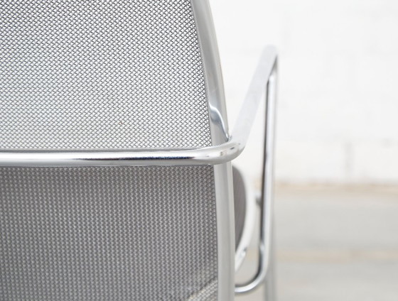 Twee 'Web Chairs' van Antonio Citterio voor B&B Italia – Fauteuils, Silver, Metal (photo 6 of 19)