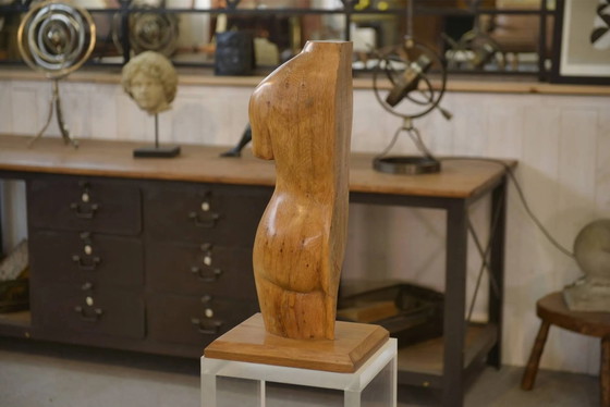 Sculture di nudo in rovere anni '60 – Mid Century Modern (photo 6 of 8)