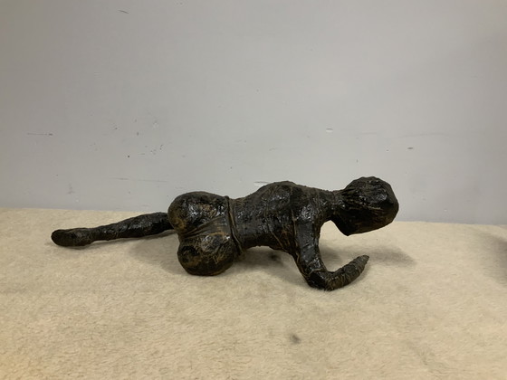 Image 1 of Plaster Statue Wrapped With Canvas Cloth