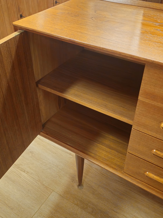 Image 1 of Vintage Sideboard Lowboard TV Cabinet Cupboard Drawers 220 cm