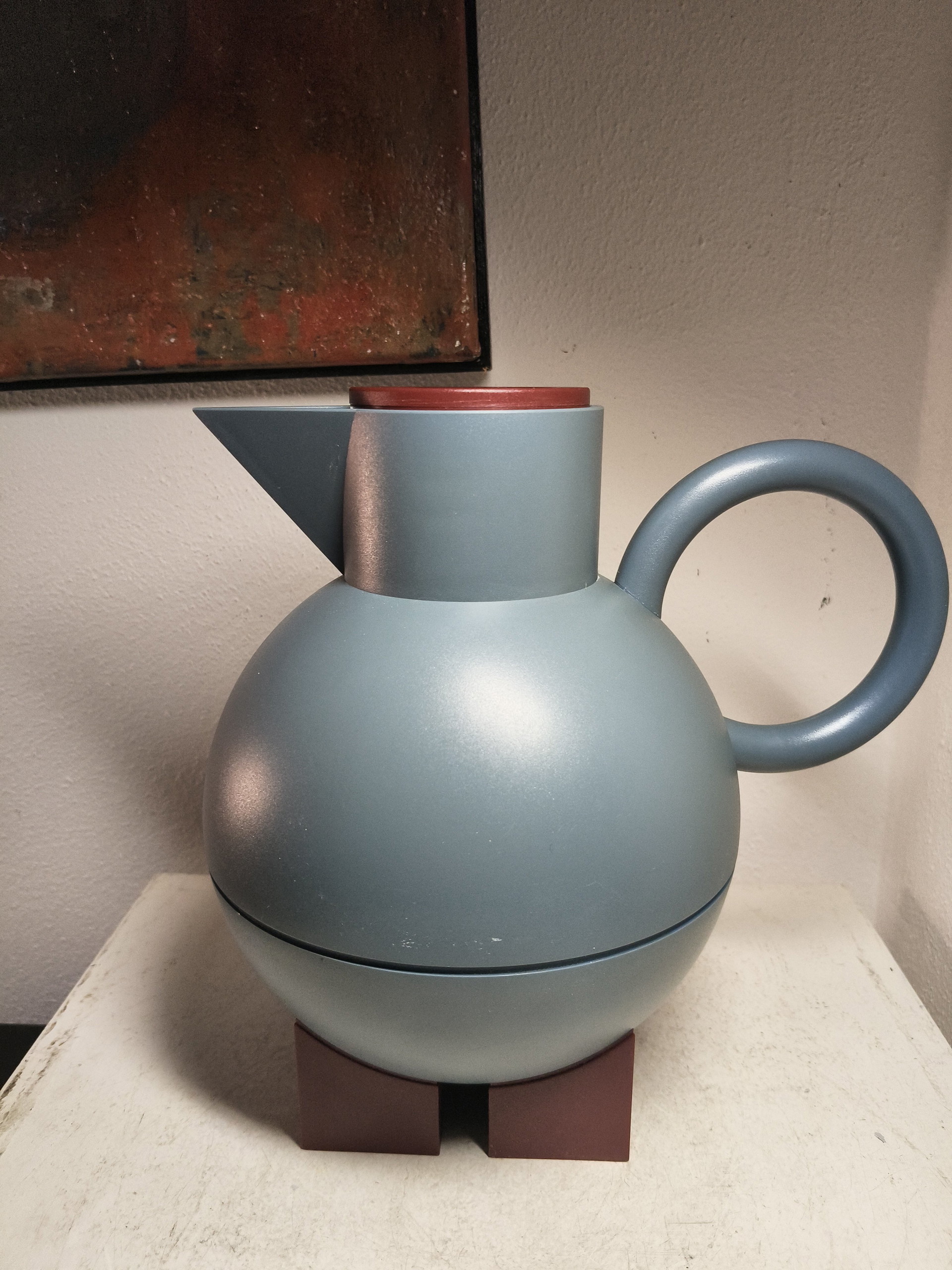 Vintage design postmodern model Euclid thermos Micheal Graves for