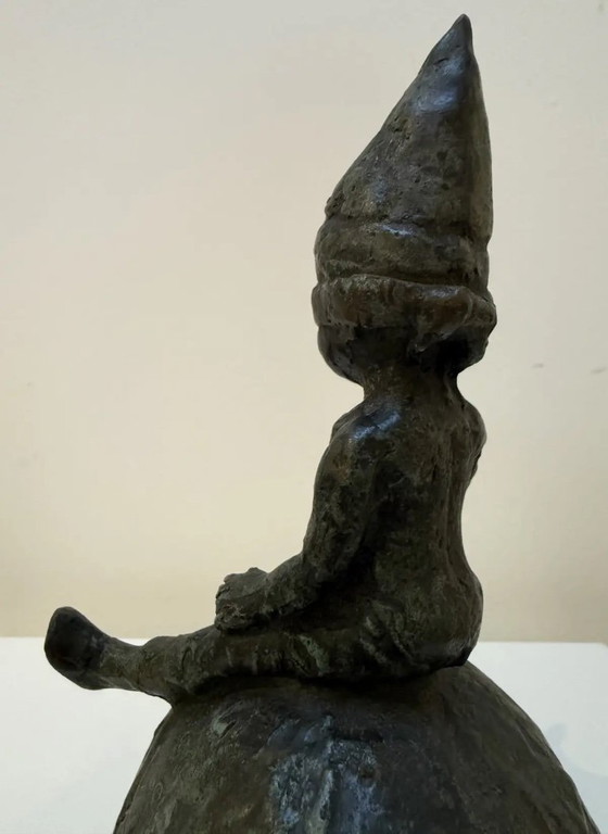 Image 1 of Nicolas Dings | Bronzen sculptuur | JA & NEE regeren de wereld