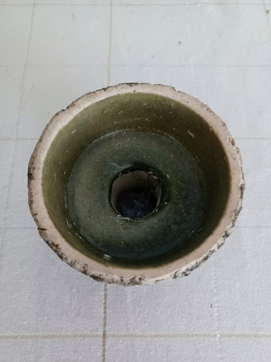 Image 1 of Duo de céramiques artisanales en écorce de bouleau – Poterie d'atelier en grès, fait main.