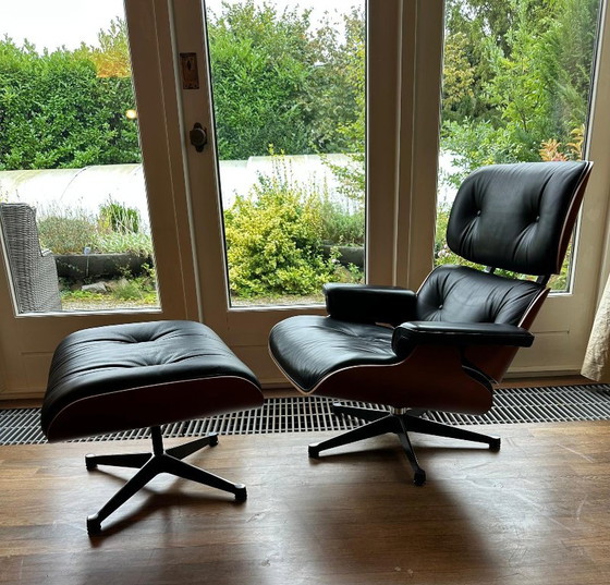 Vitra Eames Lounge Chair plus Ottoman WH:L – Poltrone, Leather, Wood (photo 2 of 13)