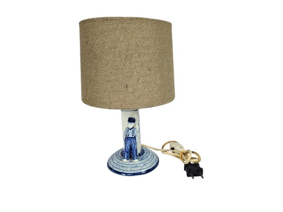 Image 1 of Delft Blue - Table lamp - Ceramics - Holland - 1950s