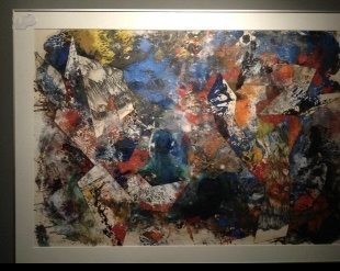 Image 1 of Henk van Gemert “Paysage” little gem. Technique, collage.