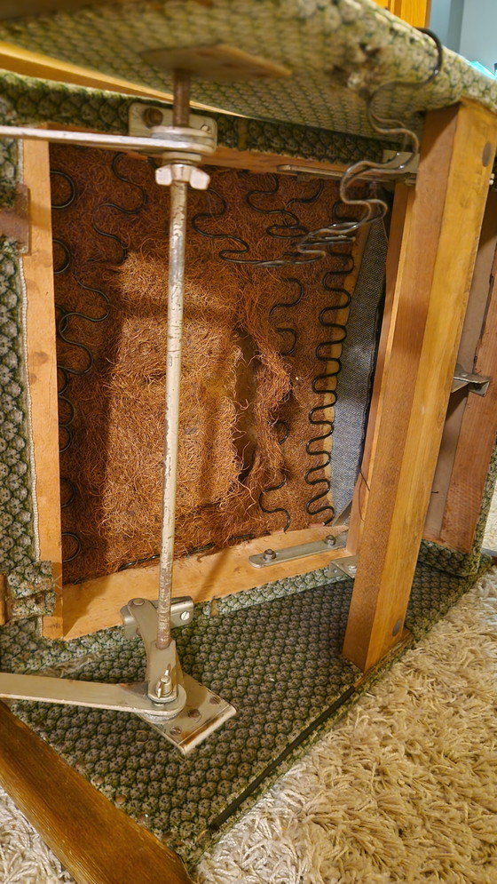 Image 1 of Poltrona lounge in stile vintage moderno di metà secolo con schienale alto