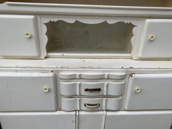 Art Deco tweedelige keukenkast – Opbergkast, Glas (photo 8 of 9)
