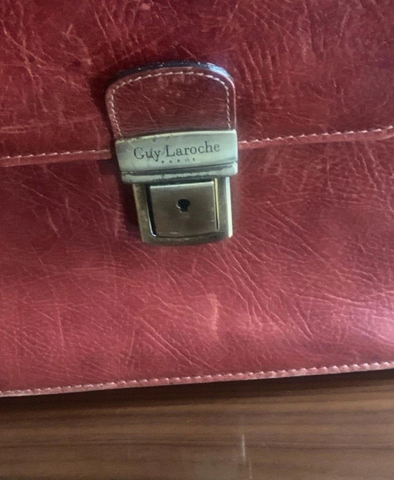 Guy Laroche Paris Vintage : Imposant Cartable Porte-Documents en Cuir - Unisexe – Autres sacs, Calfskin (photo 5 of 12)