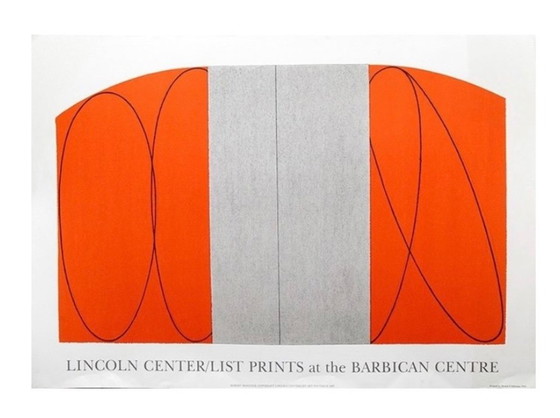 Image 1 of Affiche vintage Robert Mangold - Lincoln Center (1997)